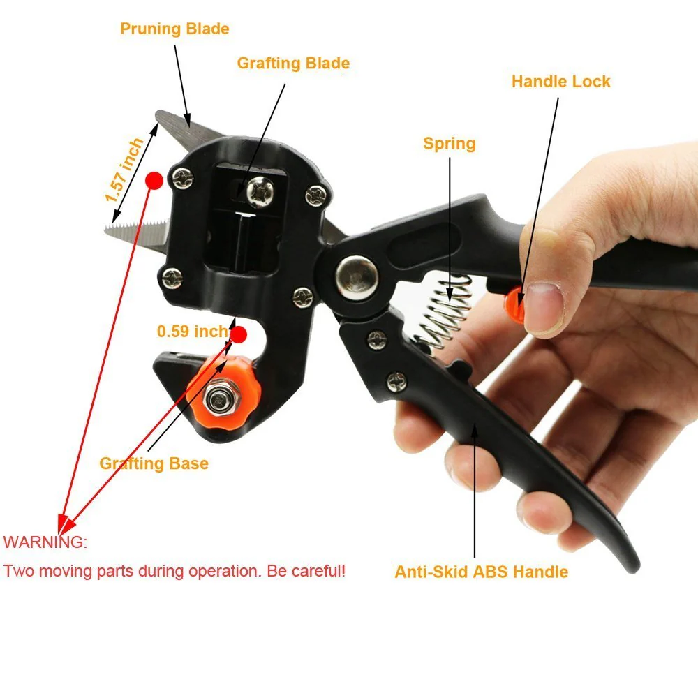 Grafting Tool Kit - 3 type Cuts (U-Cut & V-Cut & Ω-Cut) - Image 4