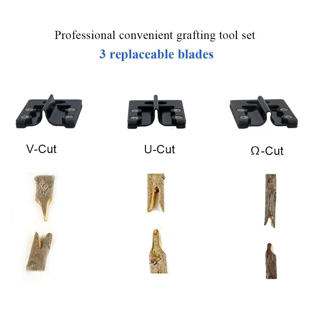 Grafting Tool Kit - 3 type Cuts (U-Cut & V-Cut & Ω-Cut) - Image 7