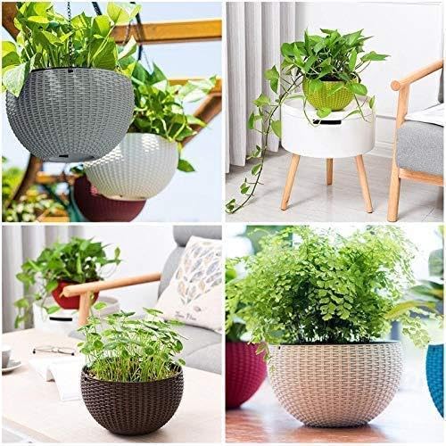 Pack of 4 Hanging Baskets (With Chains) - Image 3