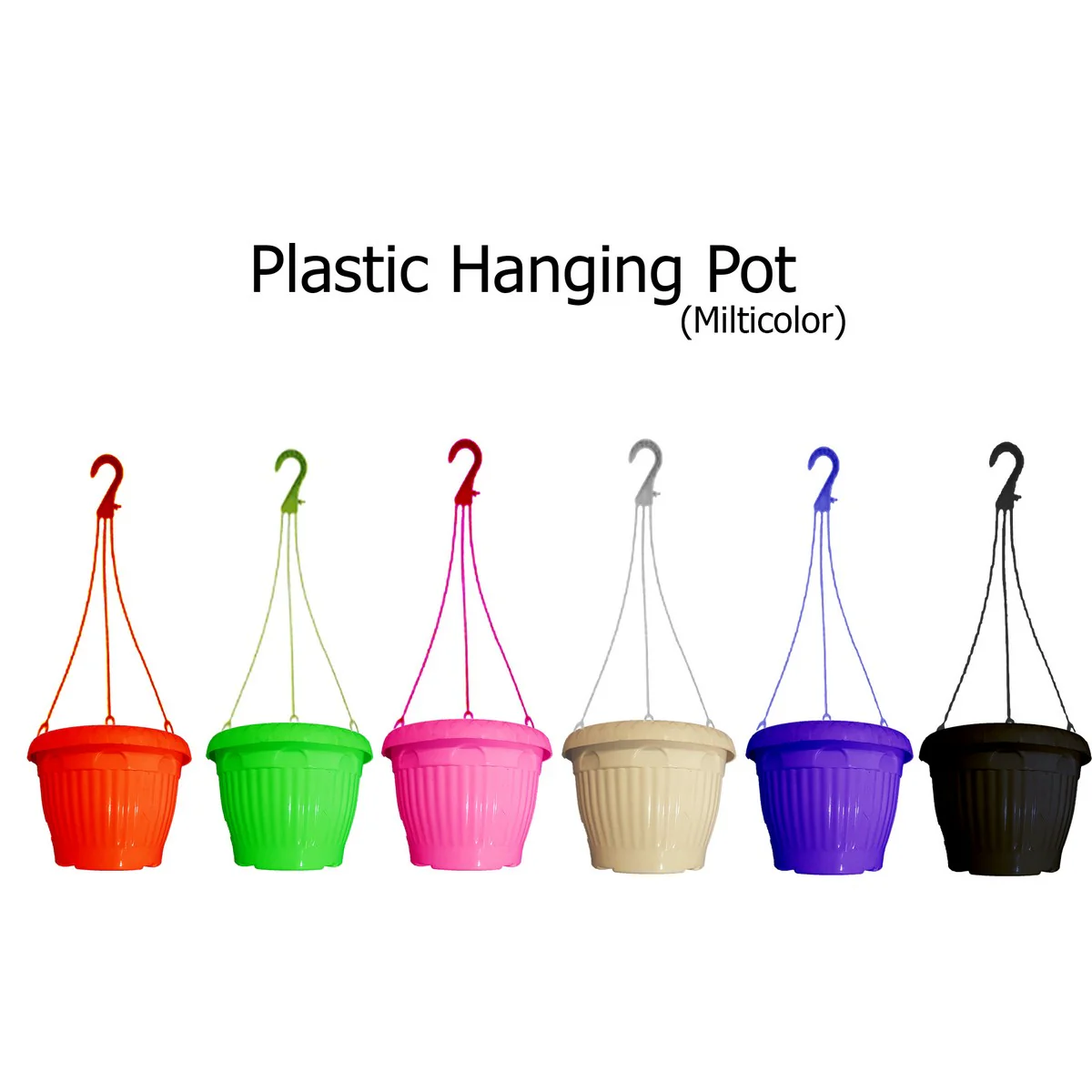 Pack of 5 Hanging pot with hanger