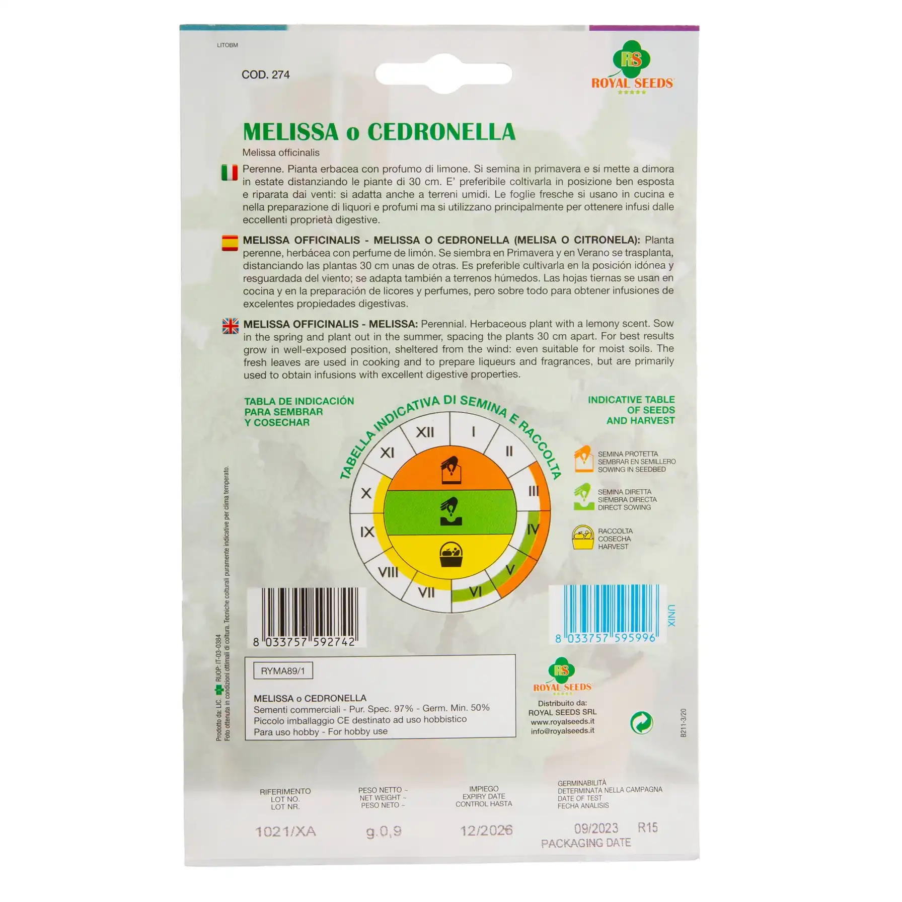 Lemon Balm – Royal Seeds - Image 4