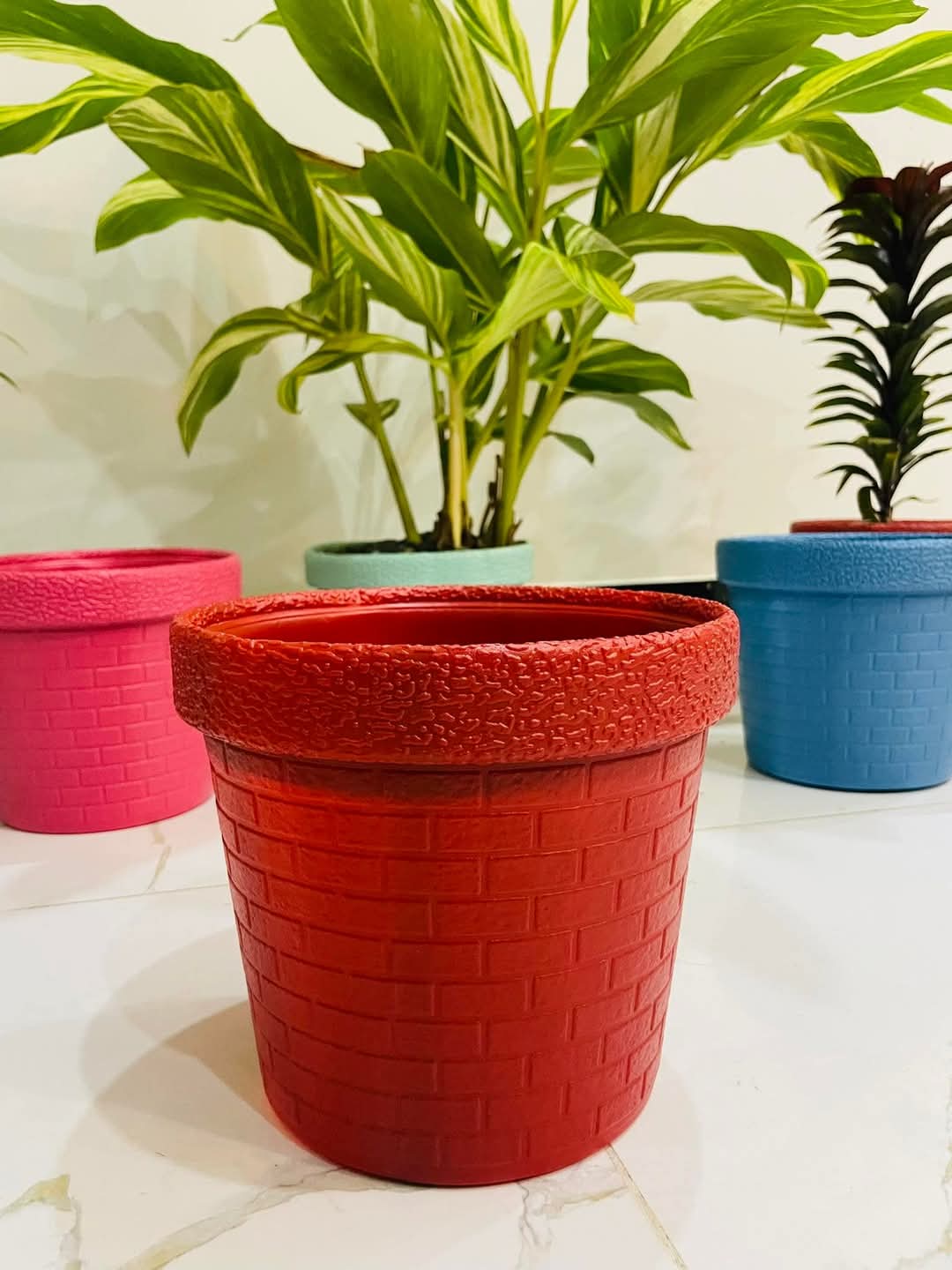 Pack of 3 Fiber Pots (8x7 INCHES) - Image 5
