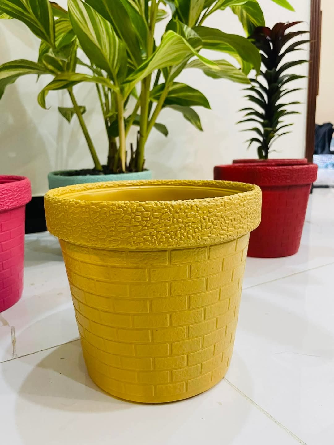 Pack of 3 Fiber Pots (8x7 INCHES) - Image 6