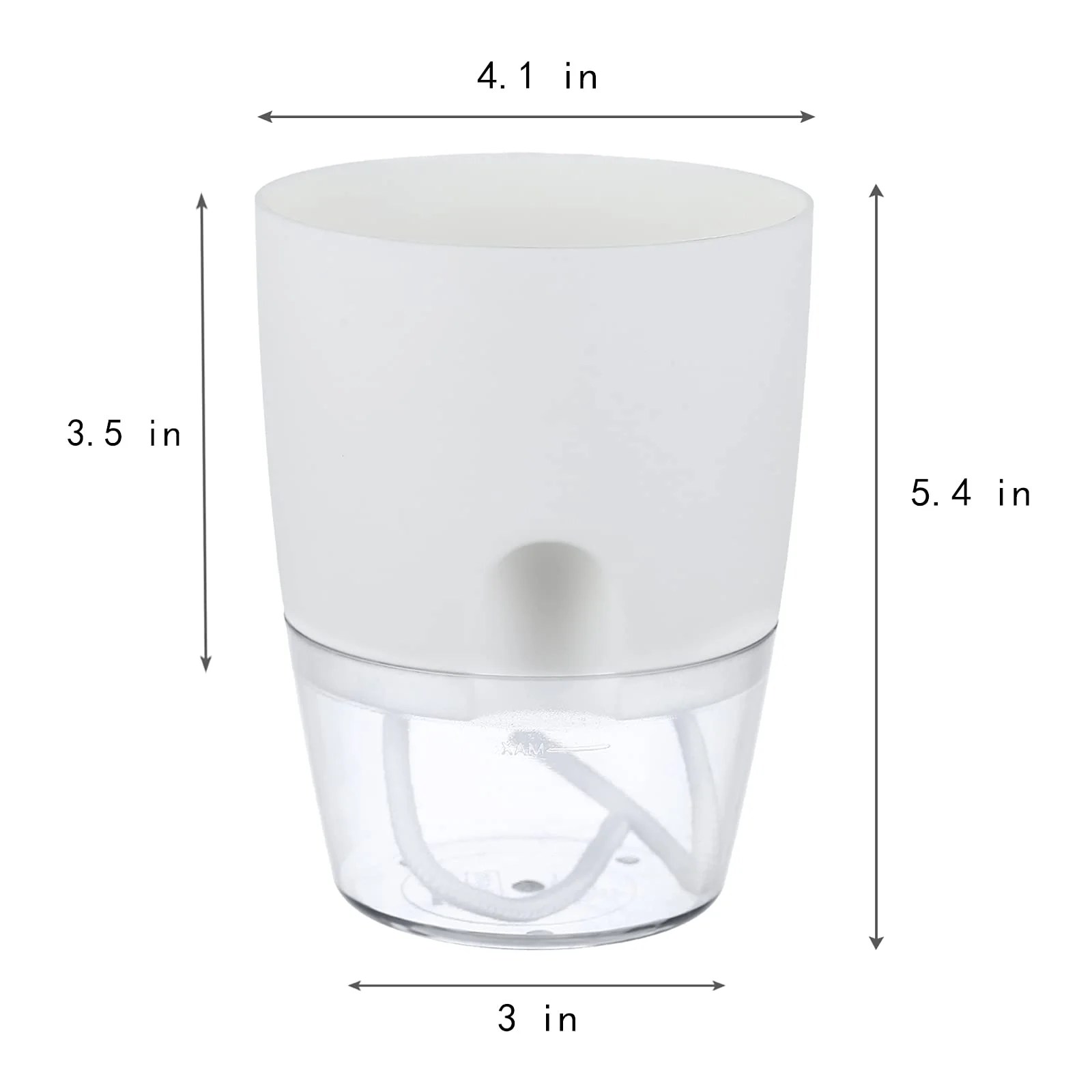 Self Watering Pots – White - Image 5