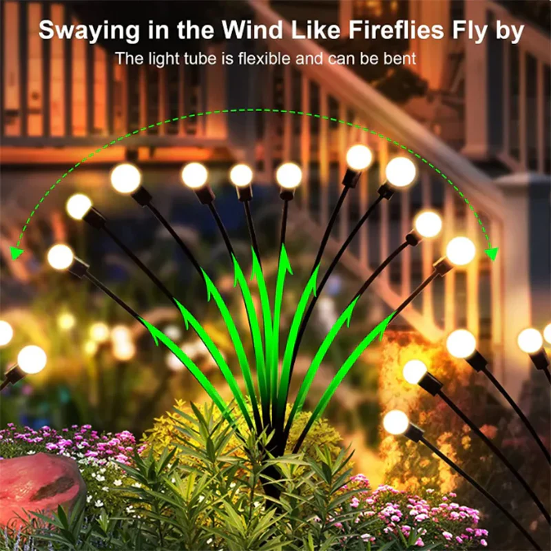 Solar Firefly Lights for Garden - Image 3